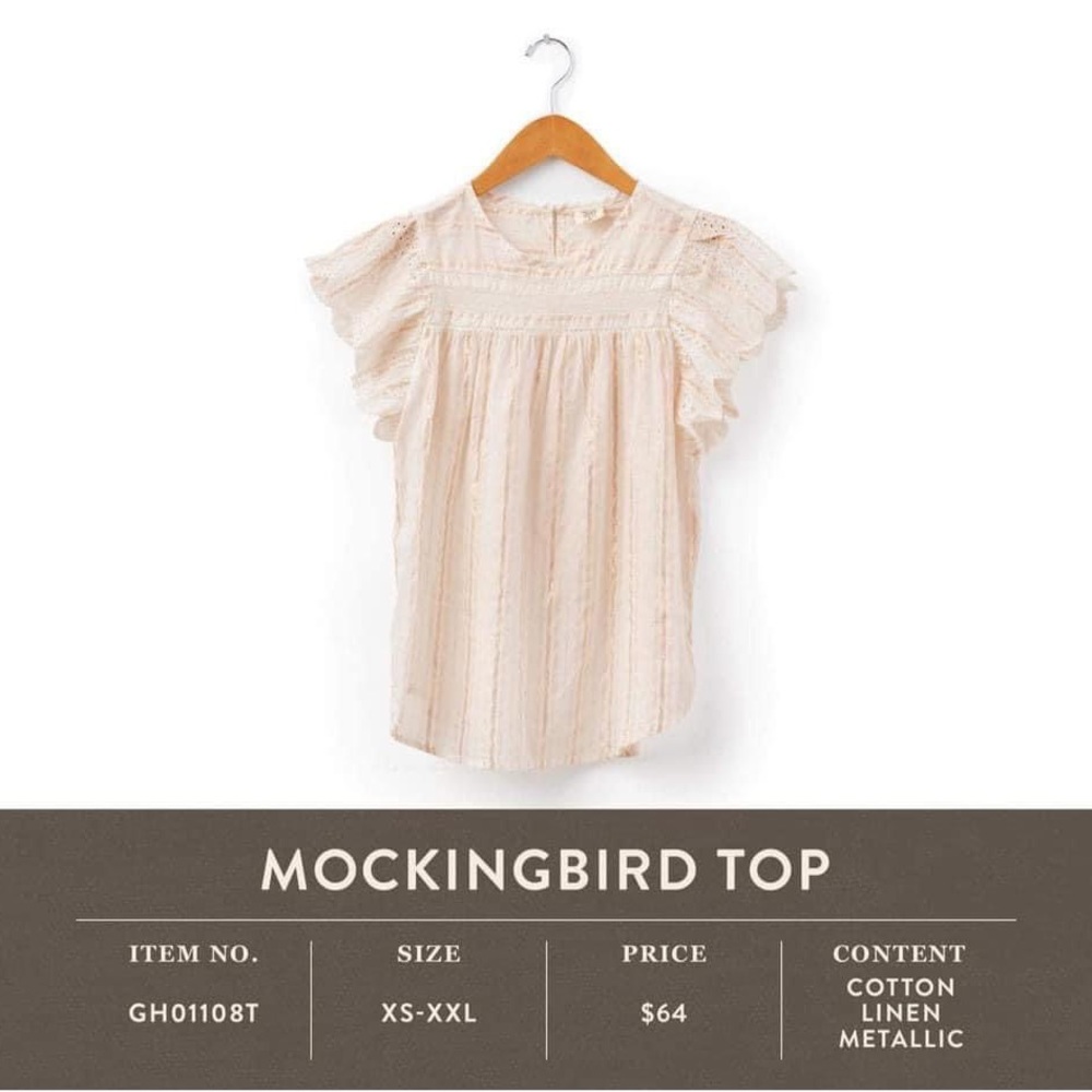 Matilda Jane Mockingbird Top, size L